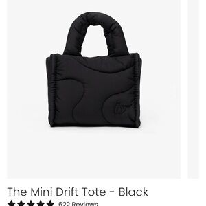 Stylish Black Mini Drift Tote